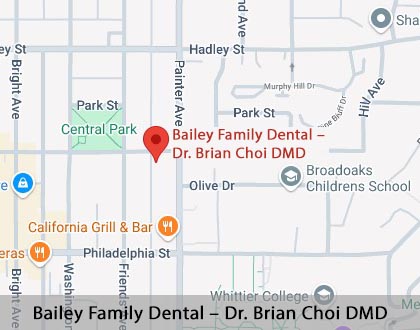 Map image for Zoom Teeth Whitening in Whittier, CA