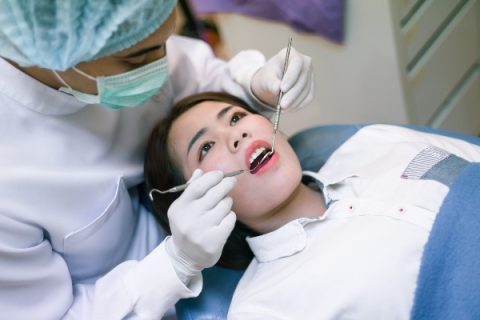 General dentist checking for common dental problems in Whittier, CA